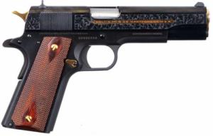 Colt 1911 Heritage 38 Super 7+1 Engraved with Gold accents - O1911C38DHM Colt 1911 Heritage 38 Super 7+1 Engraved with Gold accents - O1911C38DHM
