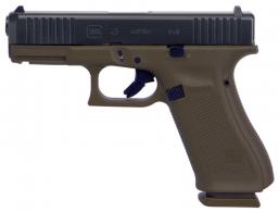 Glock 45 Gen 5 9mm FDE 4.02" Front Serrations 17+1 - PA455S203DE