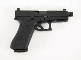 Glock G45 G5 Pistol, 9mm, 4.02" Threaded Barrel, Black, 17 Rounds - PA455S3G03TB