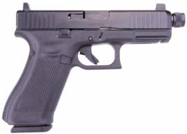 Glock G45 G5 Pistol, 9mm, 4.02" Threaded Barrel, Black, 17 Rounds - PA455S3G03TB