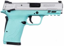 Smith & Wesson M&P 9 Shield EZ Robin Egg Blue/Silver 9mm Pistol - 13317S