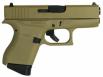 Glock G43 Subcompact Flat Dark Earth 9mm Pistol - UI4350201FDE