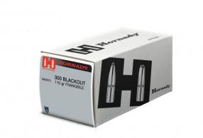 Hornady .300 Black 110gr Frangible Training 50rd - 80870LE Hornady .300 Black 110gr Frangible Training 50rd - 80870LE