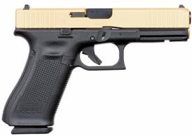 Glock G17 Gen5 Apollo Custom Black/Gold 9mm Pistol