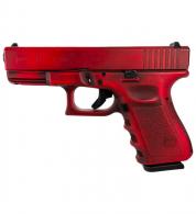 Glock G19 Gen3 Distressed Red 9mm Pistol - PI19502RD Glock G19 Gen3 Distressed Red 9mm Pistol - PI19502RD