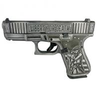 Glock G19 Gen 5 9mm w/Front Serrations 15rd Patriot Gray  - PA195S203PATRIOT
