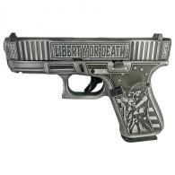 Glock G19 Gen 5 9mm w/Front Serrations 15rd Patriot Gray  - PA195S203PATRIOT