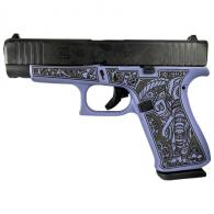 Glock 48 9mm 10rd Elephant Engraving Crushed Orchid - GLPA4850201ELECO