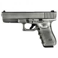 Glock G17 Gen 3 9mm 17rd Distressed Crushed Silver - PI17502CSD Glock G17 Gen 3 9mm 17rd Distressed Crushed Silver - PI17502CSD