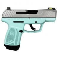 Ruger "Robin's Egg Blue Frame/Crushed Silver Slide" Max-9 Pro 9mm Semi Auto Pistol - 3503TFCSS