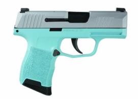 Sig Sauer Custom P365 9mm, Tiffany Frame Silver - 572762TFCSS