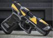 Glock G43X 9mm Micro Shield Cut 3.6" Geodesic Camo Hybrid Laser Stippling 10+1 - PX4350201SMCGC