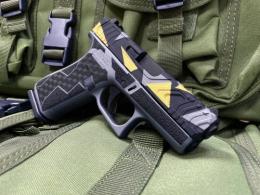 Glock G43X 9mm Micro Shield Cut 3.6" Geodesic Camo Hybrid Laser Stippling 10+1 - PX4350201SMCGC Glock G43X 9mm Micro Shield Cut 3.6" Geodesic Camo Hybrid Laser Stippling 10+1 - PX4350201SMCGC