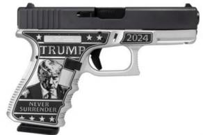 Glock G19 Gen3 Compact 9mm 4" Trump 2024 Mug Shot Limited Edition 15+1 - UI1950203MS Glock G19 Gen3 Compact 9mm 4" Trump 2024 Mug Shot Limited Edition 15+1 - UI1950203MS