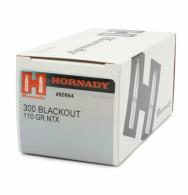 Hornaady 300 Blackout 110gr NTX Training 50rd - 80864LE Hornaady 300 Blackout 110gr NTX Training 50rd - 80864LE