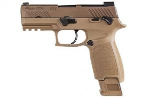 Sig Sauer P320 M18 Carry 9mm 3.9 Coyote, X-Ray Sights, Holster, 3 Mags