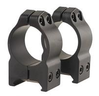 Warne Maxima Vertical Ring Set Fixed Maxima/Weaver/Picatinny Extra High 1" Tube Matte Black Steel - 203M