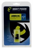 Night Fision Night Sight Set Square fits For Glock 17, 17L, 19, 22-28, 31-35, 37-39 Green Tritium w/White Outline F - GLK004003WGZ