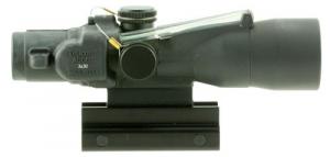 Trijicon 400124 ACOG Matte Black 3x 30mm Illuminated Green Crosshair .223/5.56 BDC Reticle - 400124