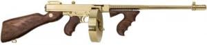 Thompson 1927A-1 Deluxe .45 ACP 16.5" Titanium Gold, Walnut Stock 50+1 (Drum) - T150DTG