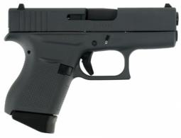 Glock G43 Subcompact Double 9mm Luger 3.39 6+1 Gray Interchangeab