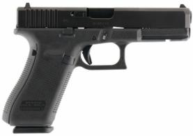 Glock G17 Gen 5 Double Action 9mm 4.48 17+1 Fixed Black Interchangeab