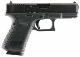 Glock G19 Gen5 Double Action 9mm 4.02 10+1 Glock Night Sights Black Interchangeable - PA1950701
