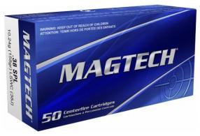 Magtech .38 Spc 158 Grain Lead Semi-Wadcutter - 38J Magtech .38 Spc 158 Grain Lead Semi-Wadcutter - 38J