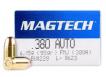 Magtech Range/Training Full Metal Jacket 380 ACP Ammo 95 gr 50 Round Box - 380A