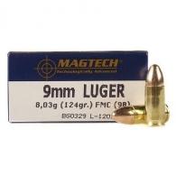 Main product image for Magtech Range/Training Full Metal Jacket 9mm Ammo 124 gr 50 Round Box