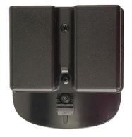 Uncle Mike's 51362 Kydex Double Mag Case Double Black Kydex Paddle Belts 1.75" Wide - 28 Uncle Mike's 51362 Kydex Double Mag Case Double Black Kydex Paddle Belts 1.75" Wide - 28