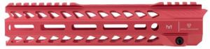 Strike Strike Rail AR-15 Rifle Aluminum Red 10" - SISTRIKERAIL