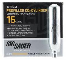 Sig Sauer Airguns CO2 Cylinders 12 gram 15 Per Pack - AC1215 Sig Sauer Airguns CO2 Cylinders 12 gram 15 Per Pack - AC1215
