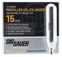 Sig Sauer Airguns CO2 Cylinders 12 gram 15 Per Pack - AC1215