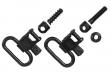 Uncle Mikes 1" Black Quick Detach Sling Swivels For Winchest - 13812