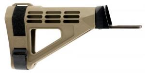 SB Tactical SBM47-02-SB AK Brace SBM47 Elasto-Polymer FDE 11" L x 1.6" W - SBM4702SB