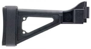SB Tactical Specialty Brace SBTi Side Folding B&T APC/HK UMP Elasto-Polymer Black 10.5" L x 1.25" W