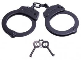 Uzi Accessories Law Enforcement Chain Link Handcuff Black - UZIHCCB