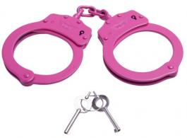 Uzi Accessories Law Enforcement Chain Link Handcuff Pink