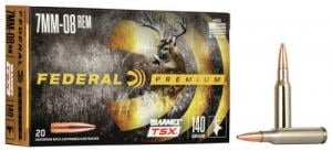 Federal Premium 7MM-08 Rem Vital Shock 140 Grain Barnes Trip