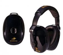 Silencio Black Earmuffs w/Winchester SXT Logo - 3014900