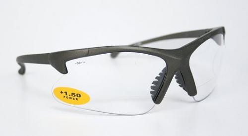 Silencio Shooting Glasses w/Gunmetal Frame & Clear Magnifyin - 3014949
