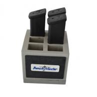BenchMaster WeaponRac Double Stack Rac for 9mm Magazines Black Therm