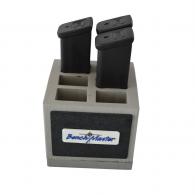 BenchMaster WeaponRac Double Stack Rac for 9mm Magazines Black Therm - BMWRDS9MR6 BenchMaster WeaponRac Double Stack Rac for 9mm Magazines Black Therm - BMWRDS9MR6