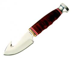 Kabar Fixed Game Hook Knife w/Leather Handle - 1234 Kabar Fixed Game Hook Knife w/Leather Handle - 1234