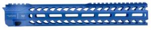 Strike SISTRIKERAIL Strike Rail with M-Lok A-15 Rifle Aluminum Blue Hard Coat Anodized 13.5" - SISTRIKERAIL135BLU