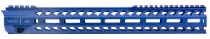 Strike Strike Rail with M-Lok AR-15 Rifle Aluminum Blue Hard Coat Anodized 15.5" - STRIKERAIL Strike Strike Rail with M-Lok AR-15 Rifle Aluminum Blue Hard Coat Anodized 15.5" - STRIKERAIL
