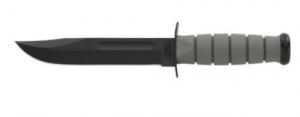 Kabar Fighting Utility Fixed Knife w/Serrated Edge & Foliage - 5012