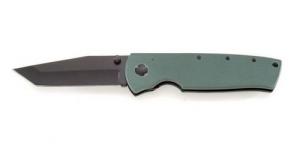 Kabar Tanto Folding Knife w/Green G10 Handle - 6001