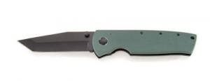 Kabar Clip Point Blade Knife w/Green G10 Handle - 6003